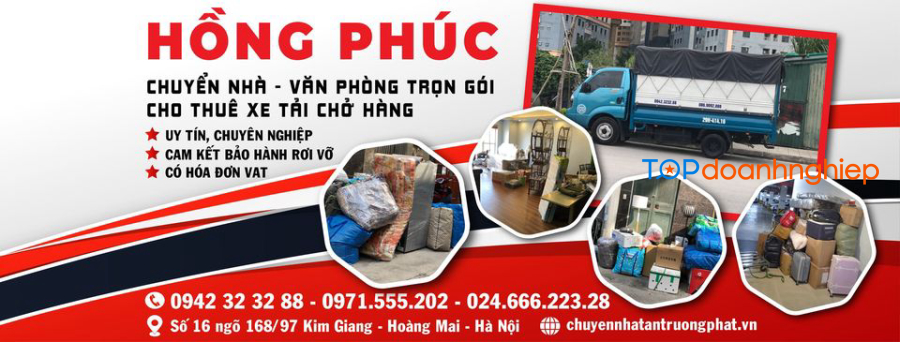 Top 10 công ty chuyển nhà trọn gói, uy tín tại Hà Nội 