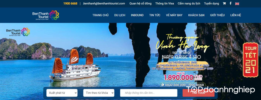 Top 10 website đặt tour du lịch uy tín, chất lượng tại Việt Nam 