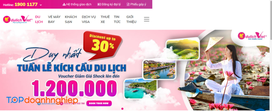 Top 10 website đặt tour du lịch uy tín, chất lượng tại Việt Nam 