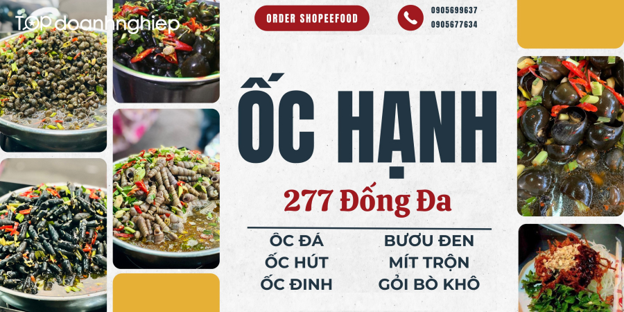 Top 8 các quán ốc ngon, giá rẻ, chất lượng nhất ở Đà Nẵng