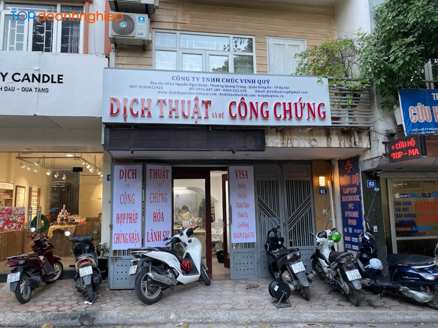 Chúc Vinh Quý - Công ty phiên dịch chuyên nghiệp, đáng tin cậy ở Hà Nội