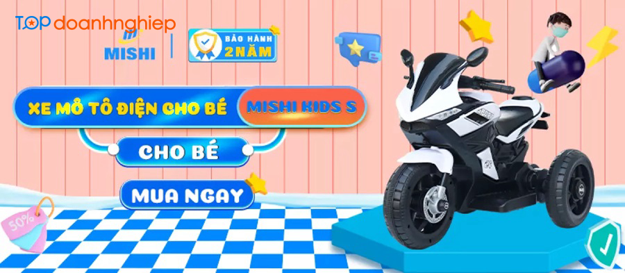 MiShi - Địa chỉ kinh doanh xe đồ chơi trẻ em tự lái chất lượng tại TP. HCM