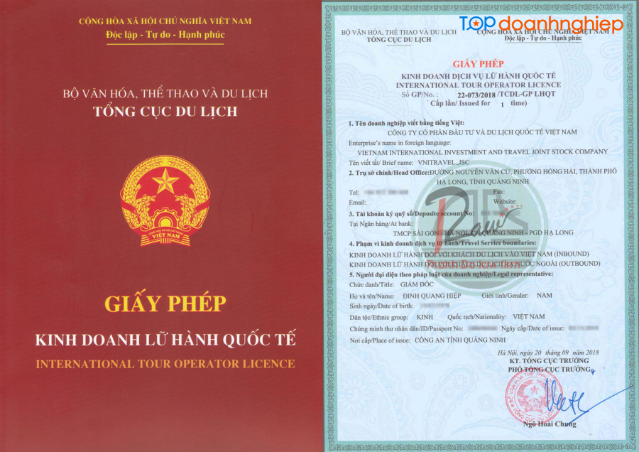 Công ty Luật Việt An - Dịch vụ xin giấy phép lữ hành quốc tế đáng tin cậy tại Hà Nội