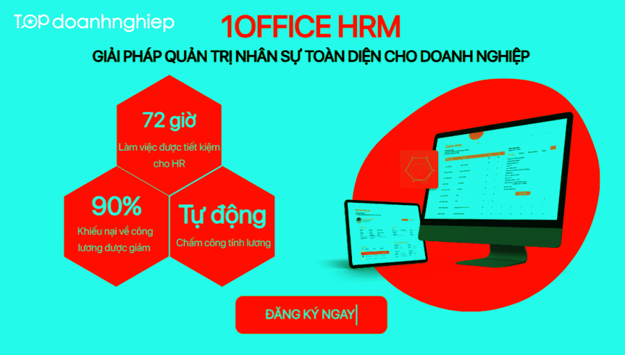 1Office - Đơn vị cung cấp phần mềm quản lý nhân sự uy tín tại TP. HCM